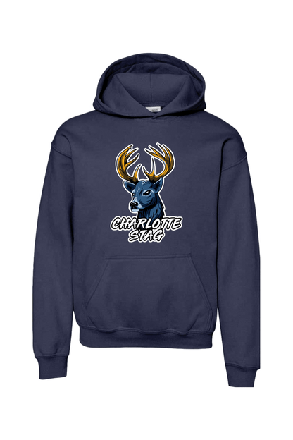 Charlotte Stag LC Youth Hoodie Signature Lacrosse