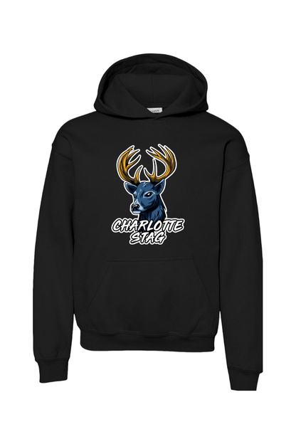 Charlotte Stag LC Youth Hoodie Signature Lacrosse