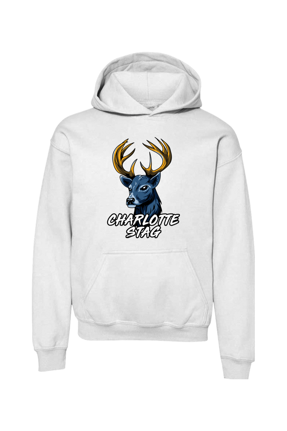 Charlotte Stag LC Youth Hoodie Signature Lacrosse