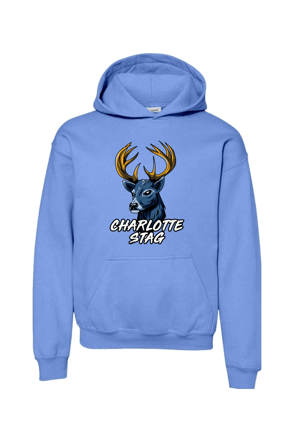 Charlotte Stag LC Youth Hoodie Signature Lacrosse