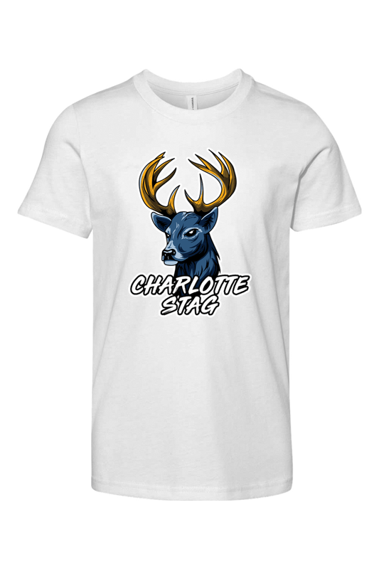 Charlotte Stag LC Youth Lifestyle T-Shirt Signature Lacrosse