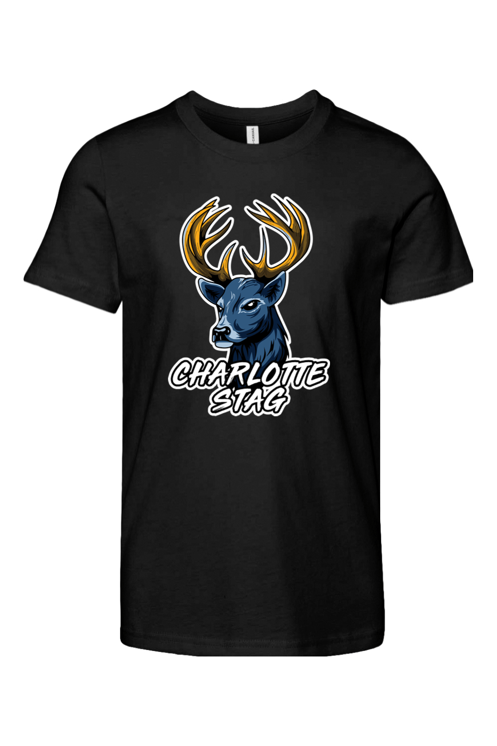 Charlotte Stag LC Youth Lifestyle T-Shirt Signature Lacrosse