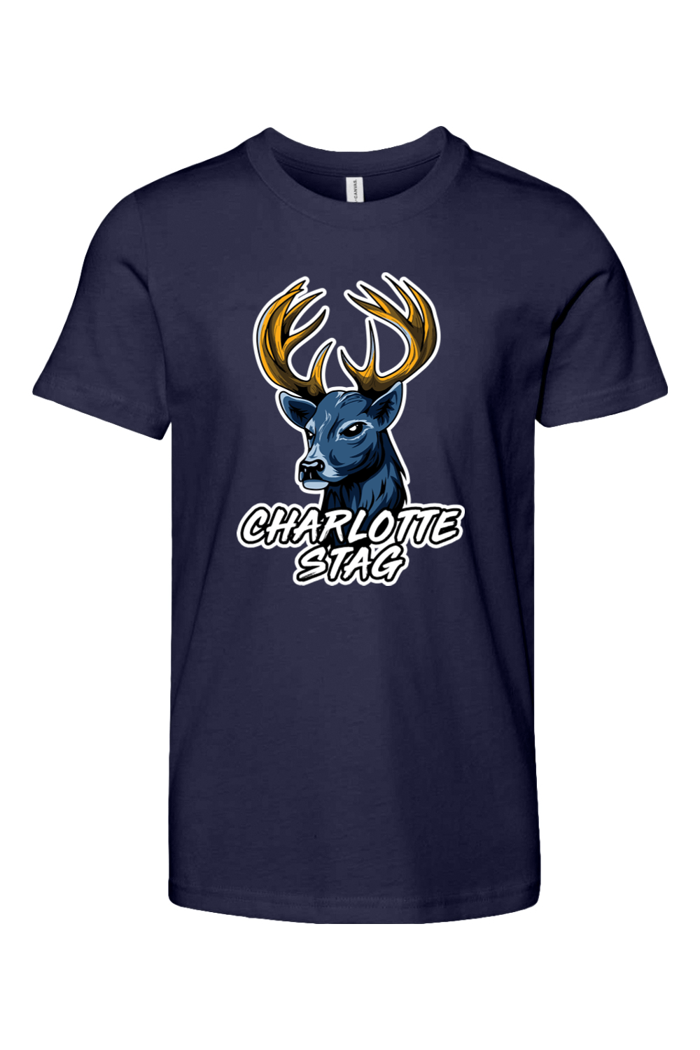 Charlotte Stag LC Youth Lifestyle T-Shirt Signature Lacrosse