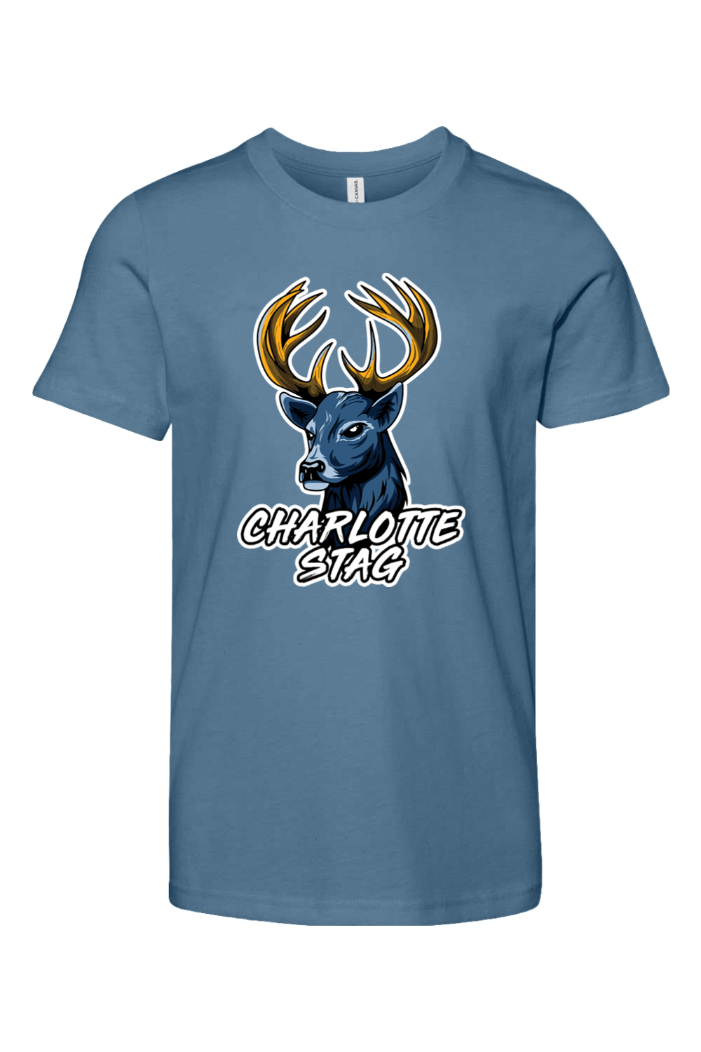 Charlotte Stag LC Youth Lifestyle T-Shirt Signature Lacrosse