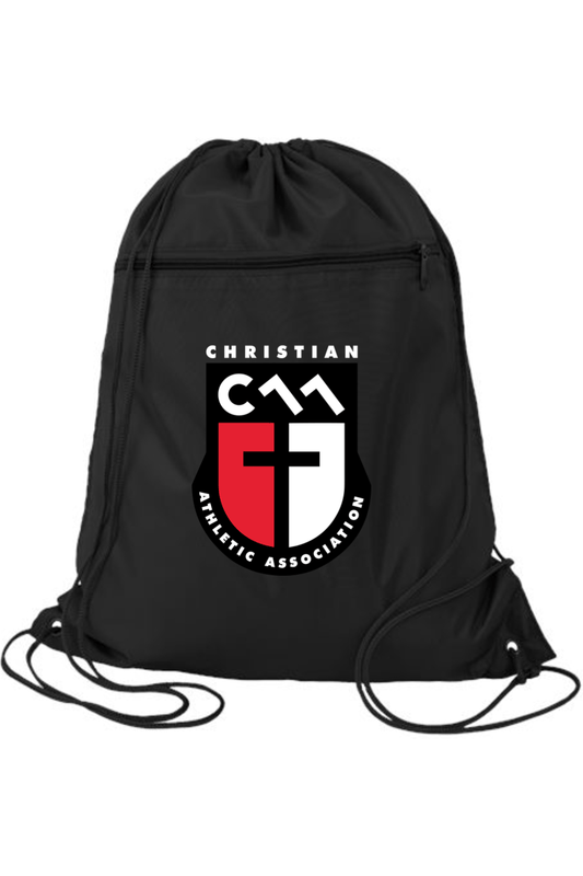 Christian Athletic Association Q-Tees Polyester Cinchpack Signature Lacrosse
