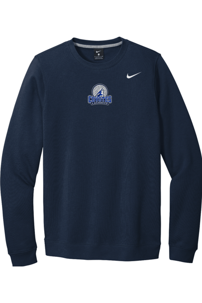 CL Embroidered Nike Club Fleece Crew Signature Lacrosse