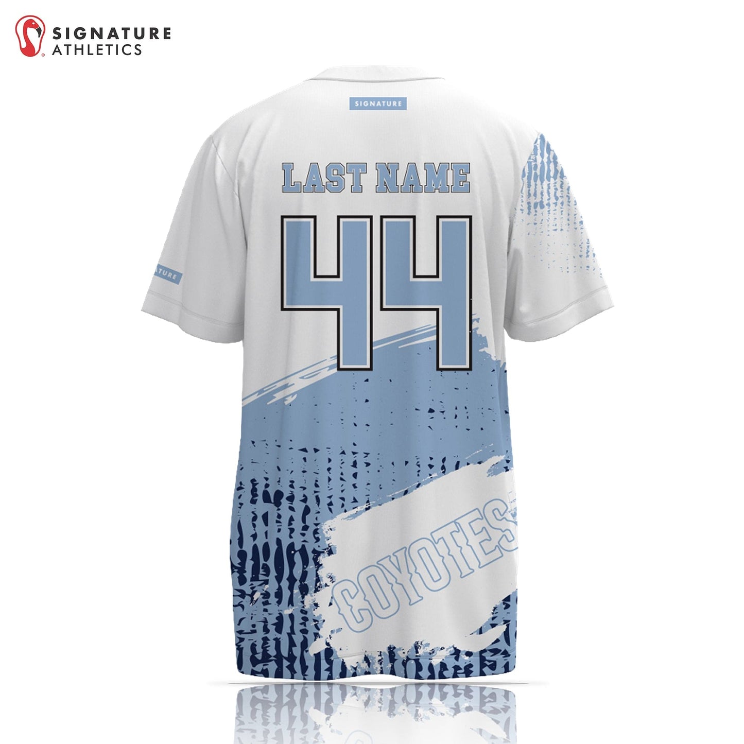 Clarksburg Coyotes Men's Short Sleeve Tech Tee Signature Lacrosse