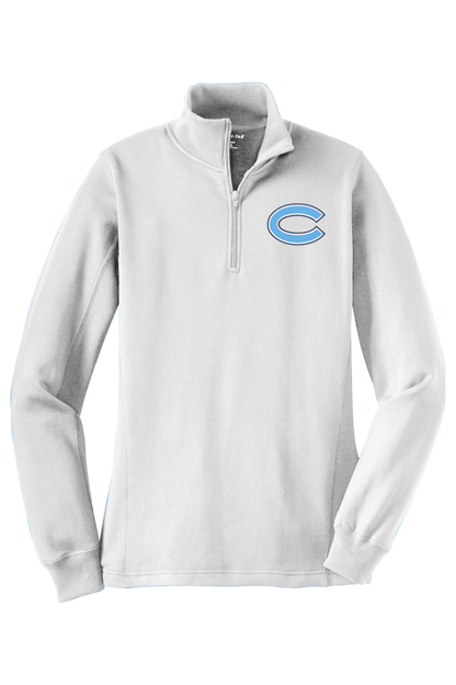 Clarksburg Lacrosse Adult Women's Embroidered Quarter-Zip Pullover Signature Lacrosse