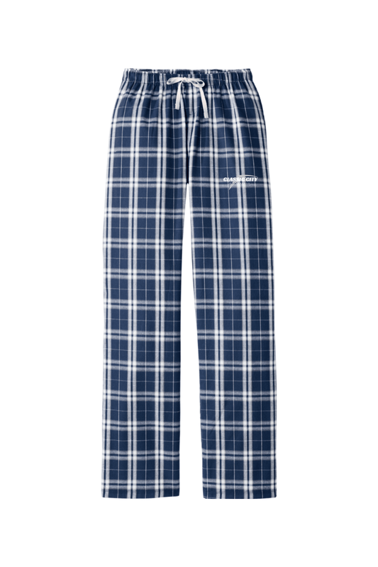 Classic City Volleyball Adult Women's Flannel Plaid Pants Signature Lacrosse