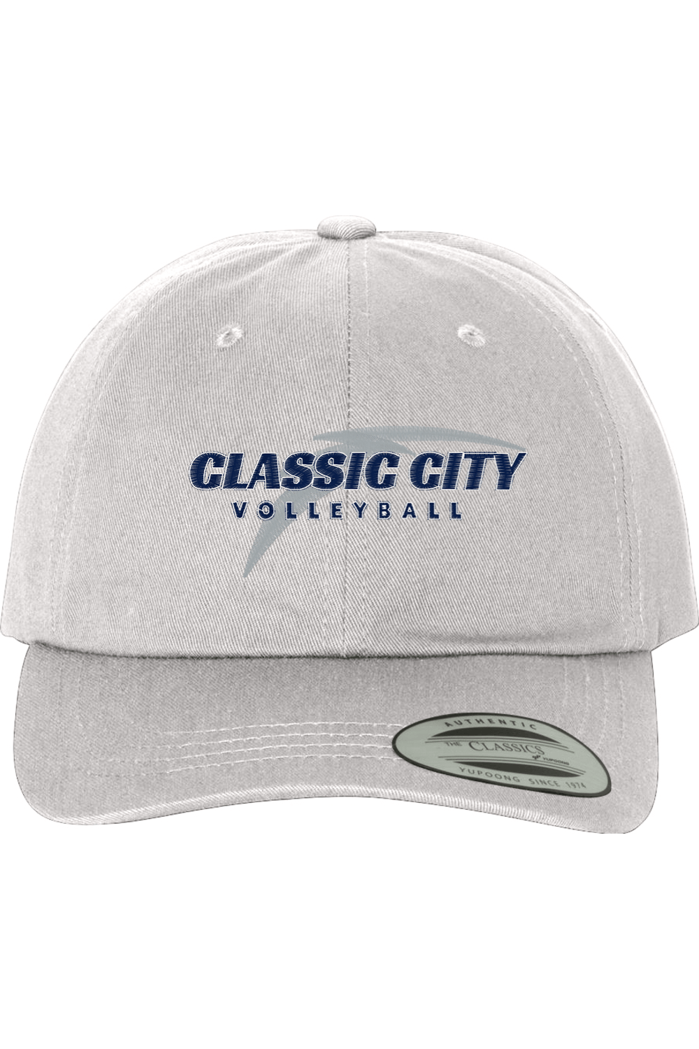 Classic City Volleyball Embroidered Dad Hat Signature Lacrosse