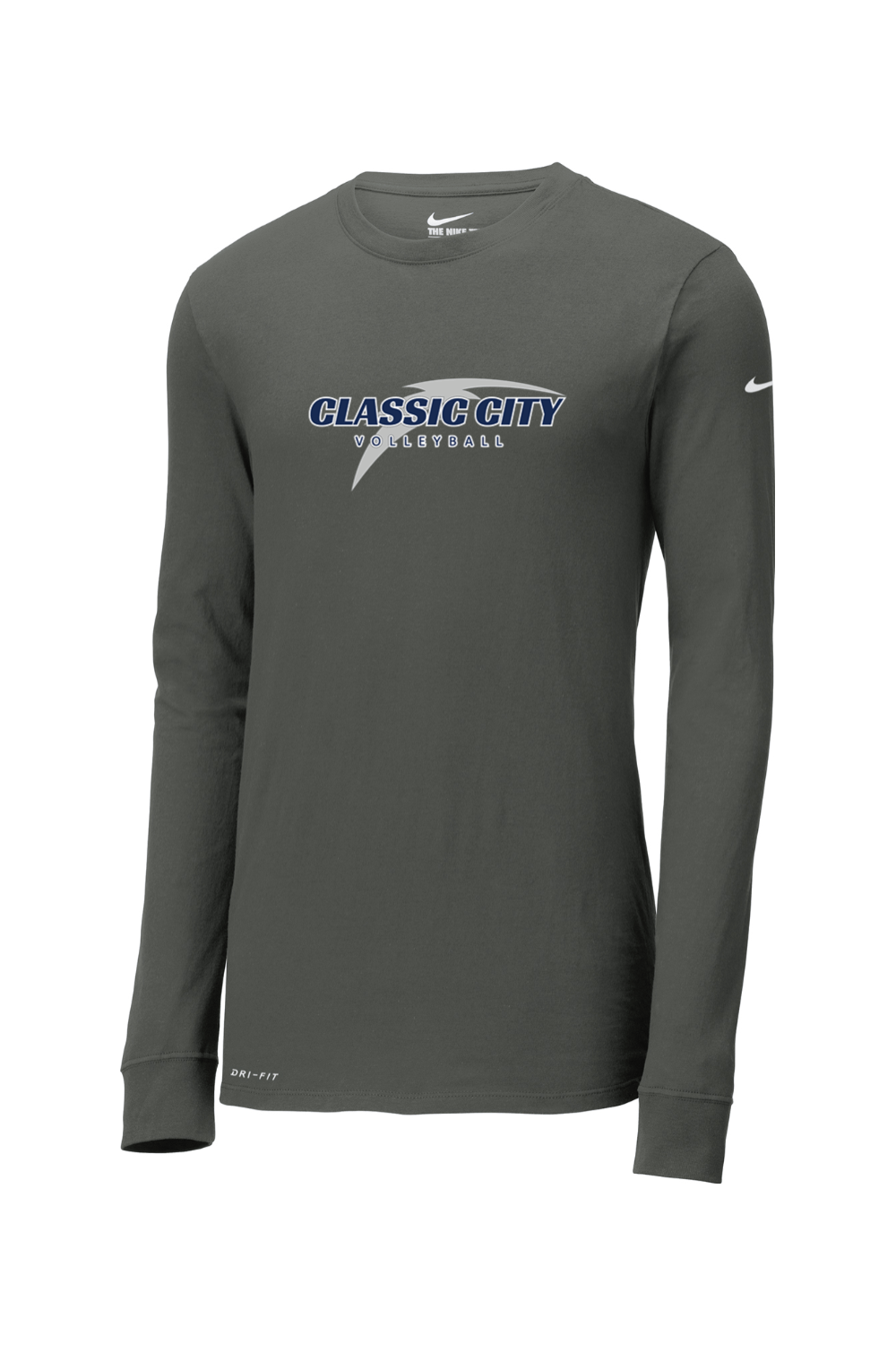Classic City Volleyball Nike Dri-FIT Cotton/Poly Long Sleeve Tee Signature Lacrosse