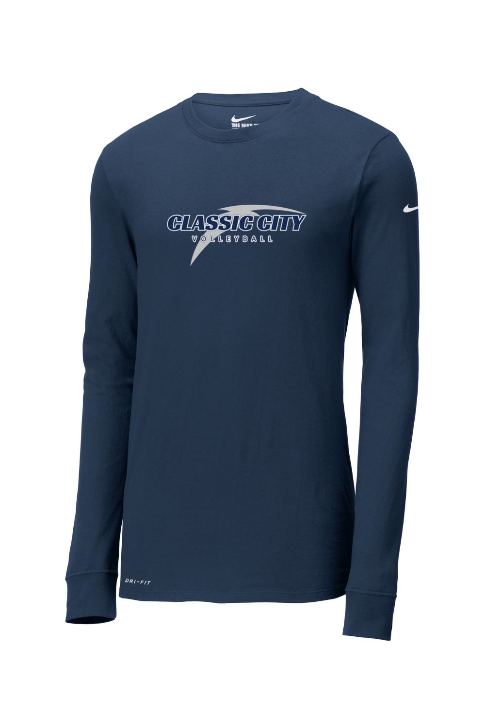 Classic City Volleyball Nike Dri-FIT Cotton/Poly Long Sleeve Tee Signature Lacrosse