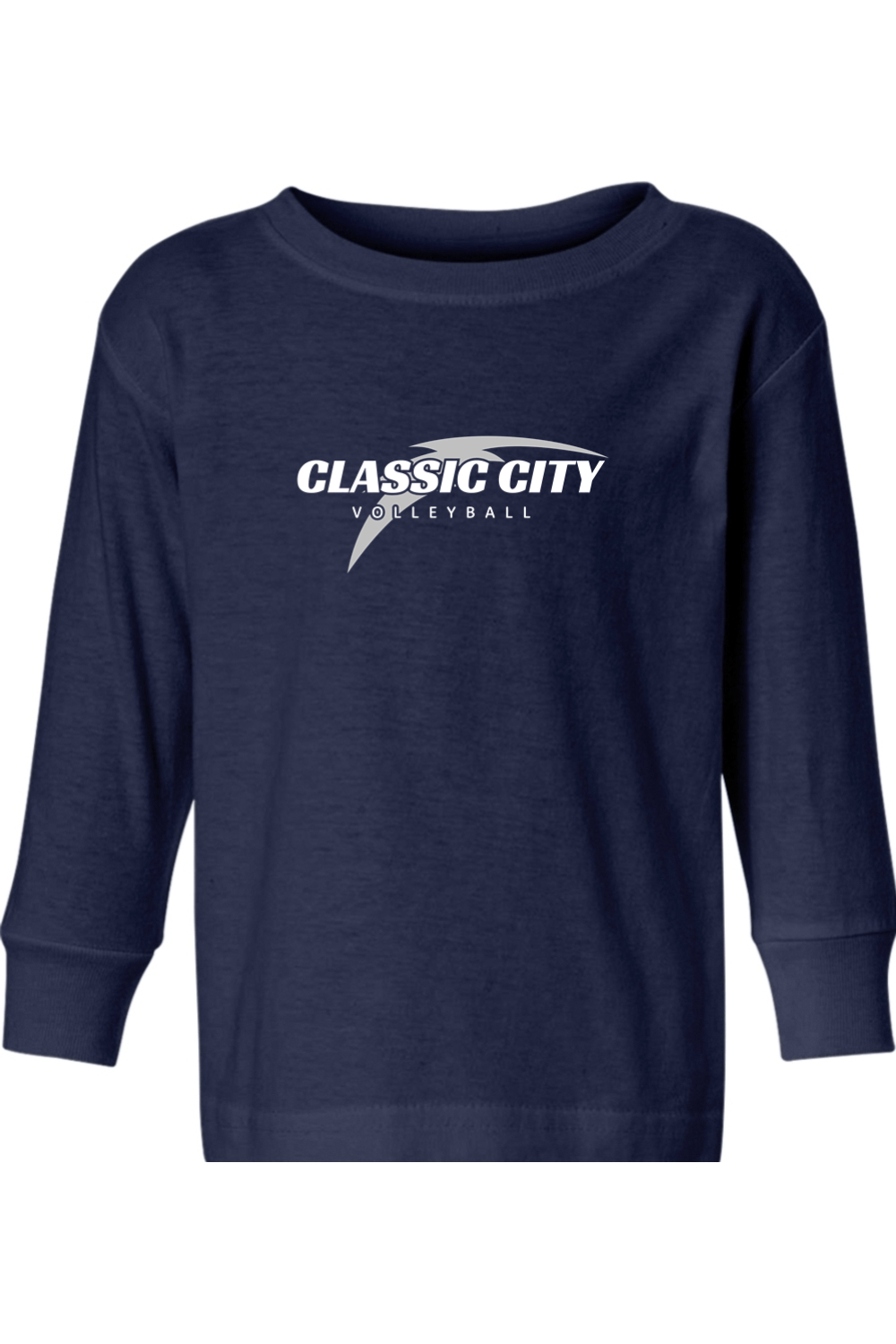 Classic City Volleyball Toddler Long Sleeve T-Shirt Signature Lacrosse