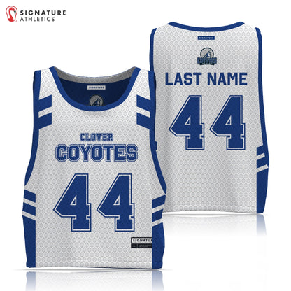 Clover Coyotes Men's Basic Tournament Pinnie Signature Lacrosse
