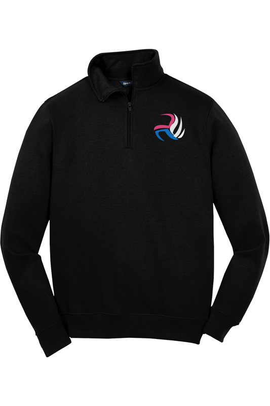 Club Extreme Volleyball Adult Embroidered Quarter-Zip Pullover Signature Lacrosse