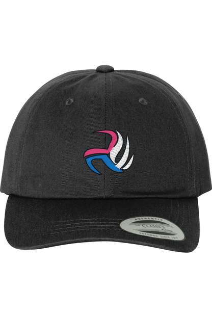 Club Extreme Volleyball Embroidered Dad Hat Signature Lacrosse