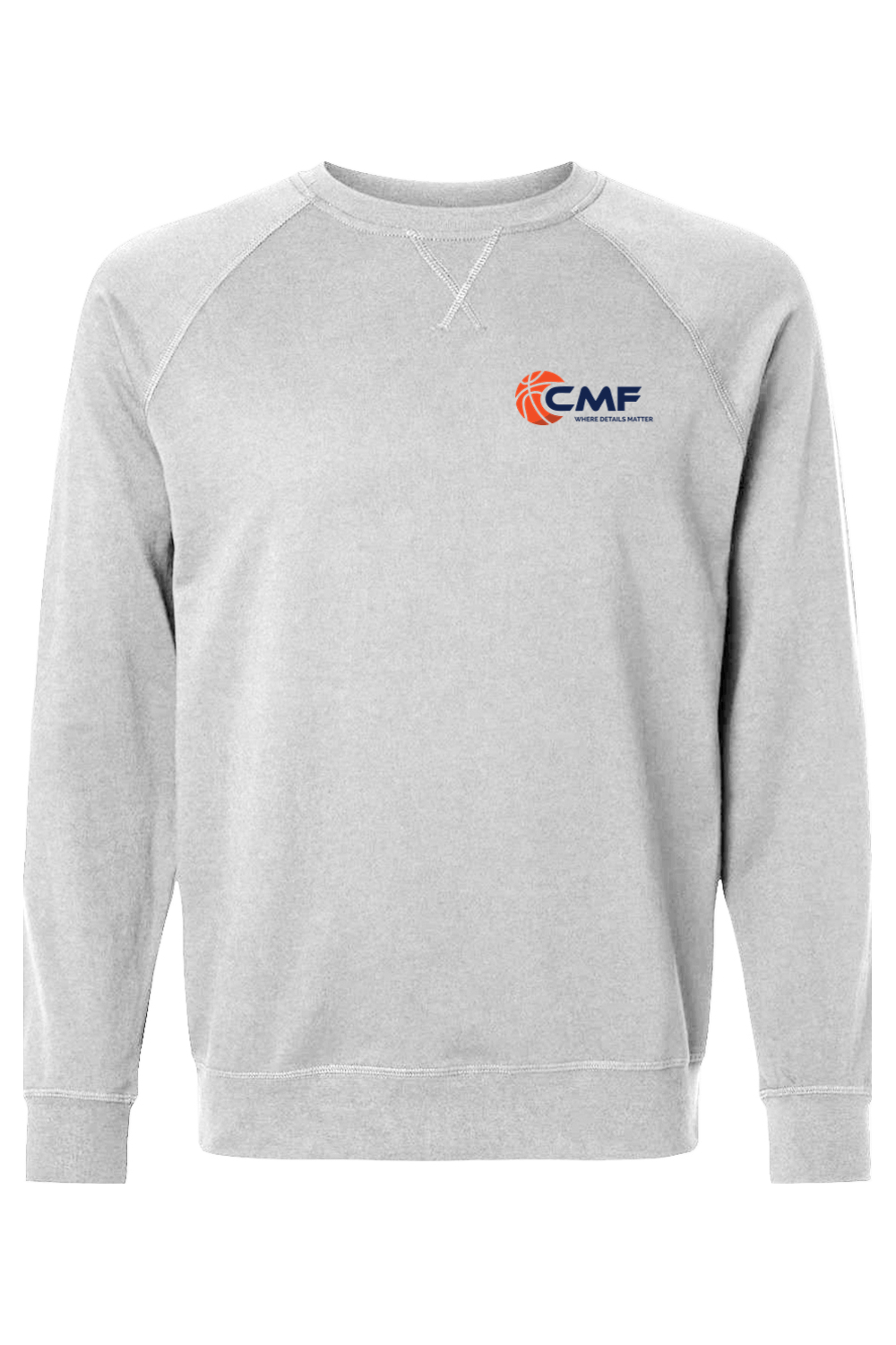 CMF Basketball Adult Heavyweight Raglan Long Sleeve Signature Lacrosse