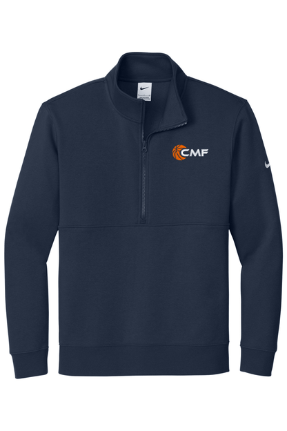 CMF Basketball Club Fleece Sleeve Swoosh 1/2-Zip Signature Lacrosse