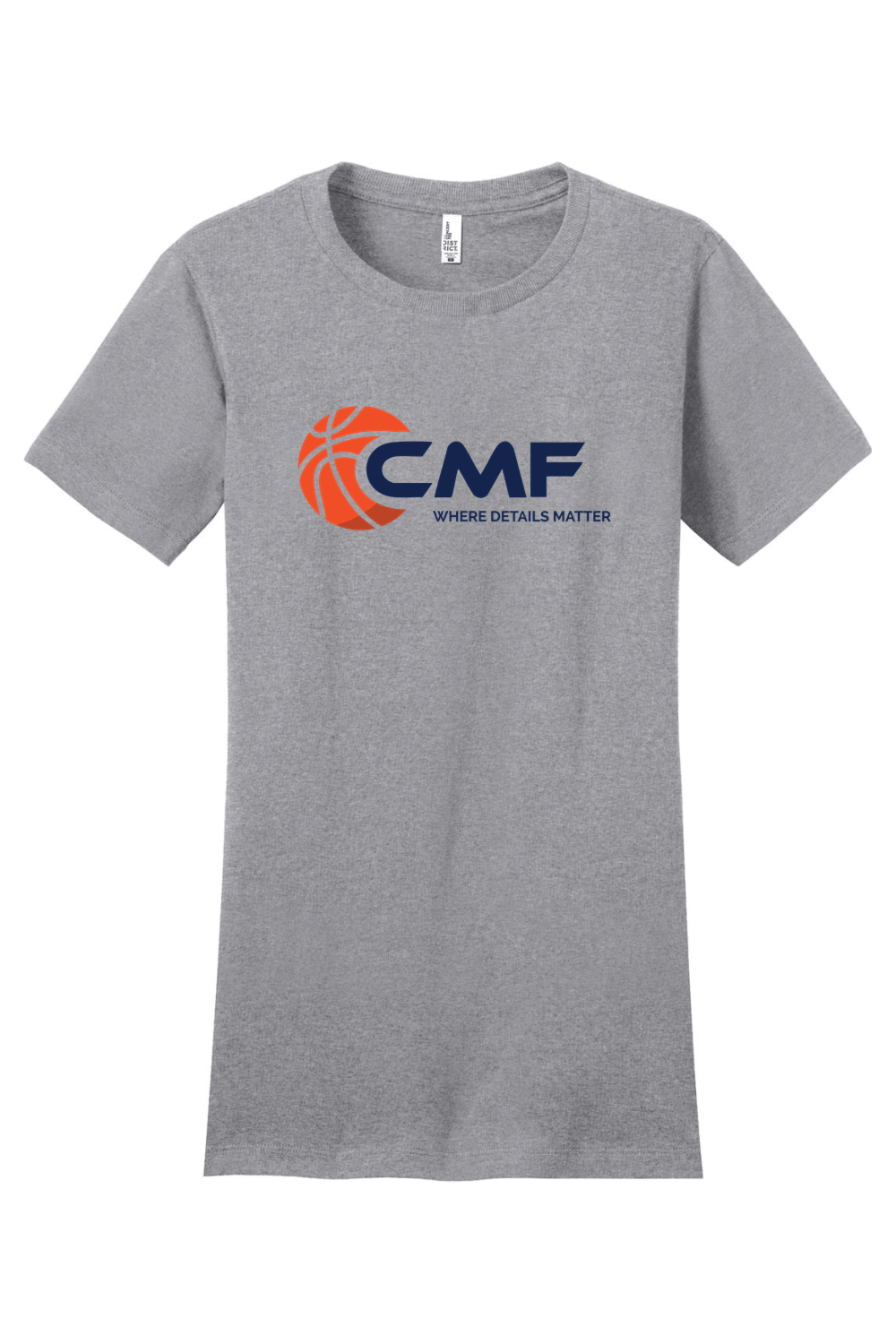 CMF Basketball District Women's Fitted The Concert Tee Signature Lacrosse