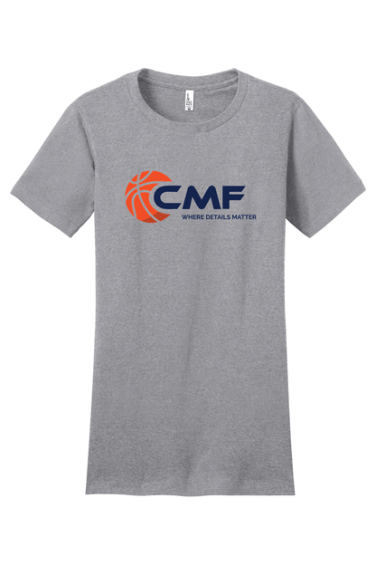CMF Basketball District Women's Fitted The Concert Tee Signature Lacrosse