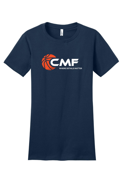 CMF Basketball District Women's Fitted The Concert Tee Signature Lacrosse