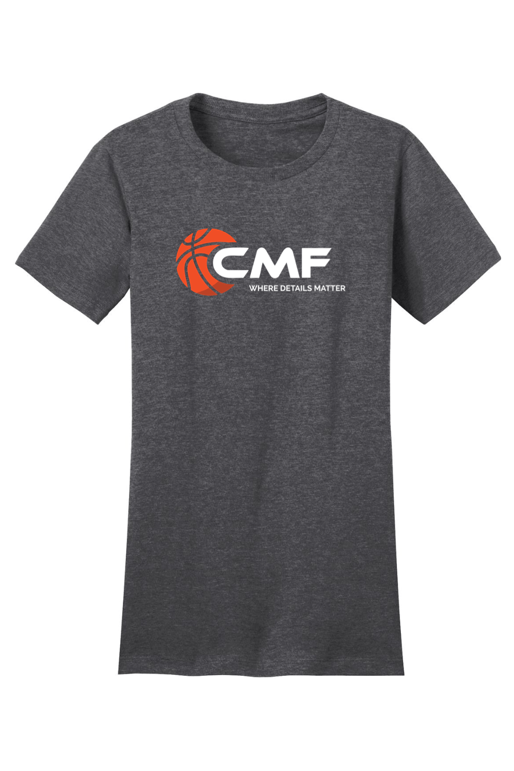 CMF Basketball District Women's Fitted The Concert Tee Signature Lacrosse
