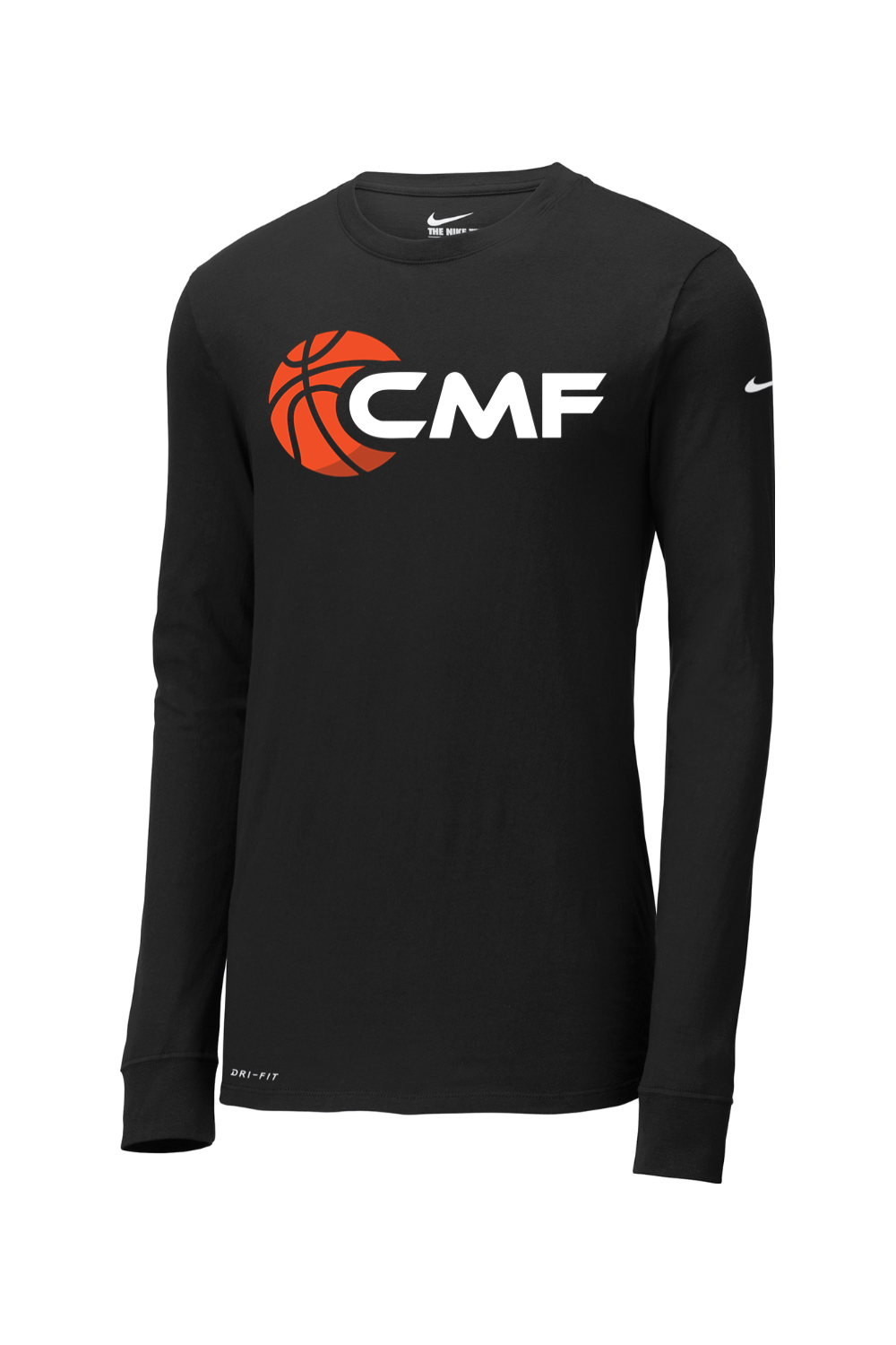 CMF Basketball Dri-FIT Cotton/Poly Long Sleeve Tee Signature Lacrosse