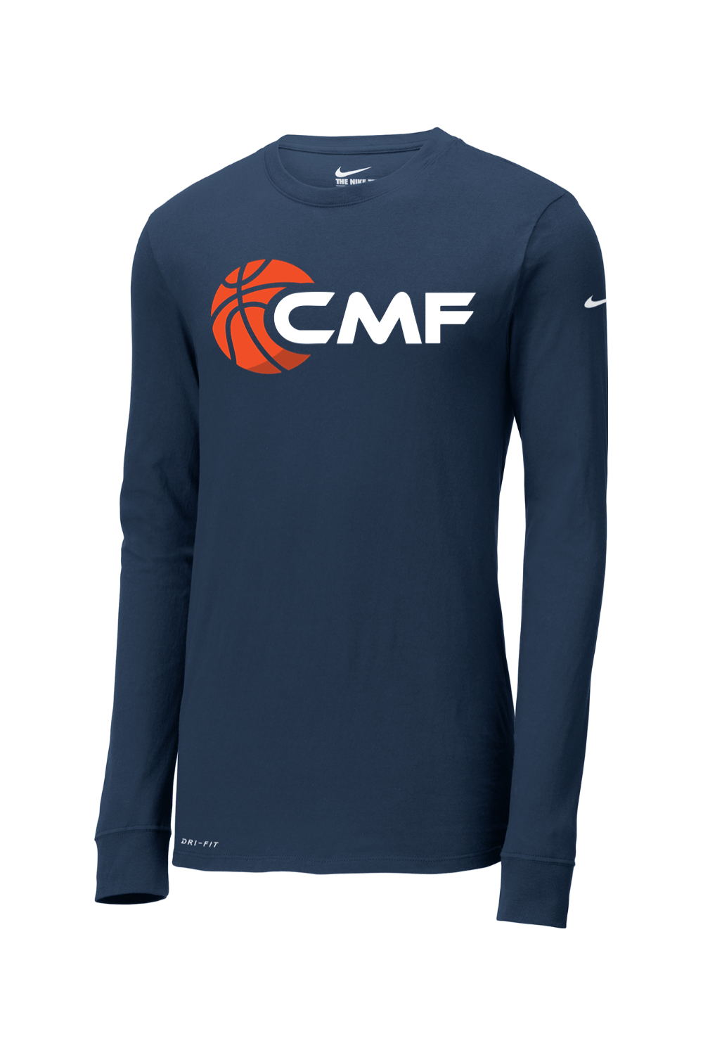 CMF Basketball Dri-FIT Cotton/Poly Long Sleeve Tee Signature Lacrosse