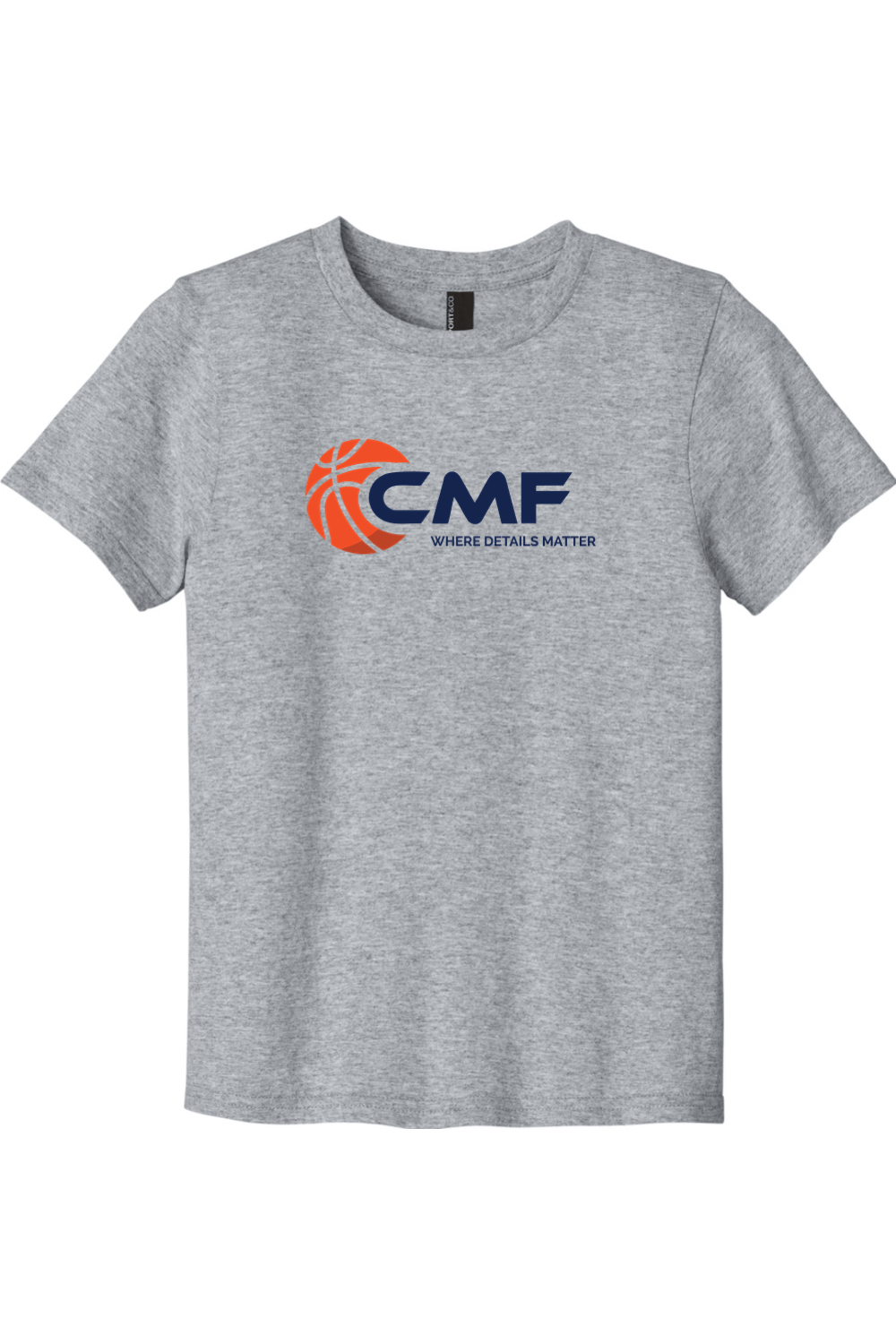 CMF Basketball Port & Co Youth Easy Cotton Tee Signature Lacrosse