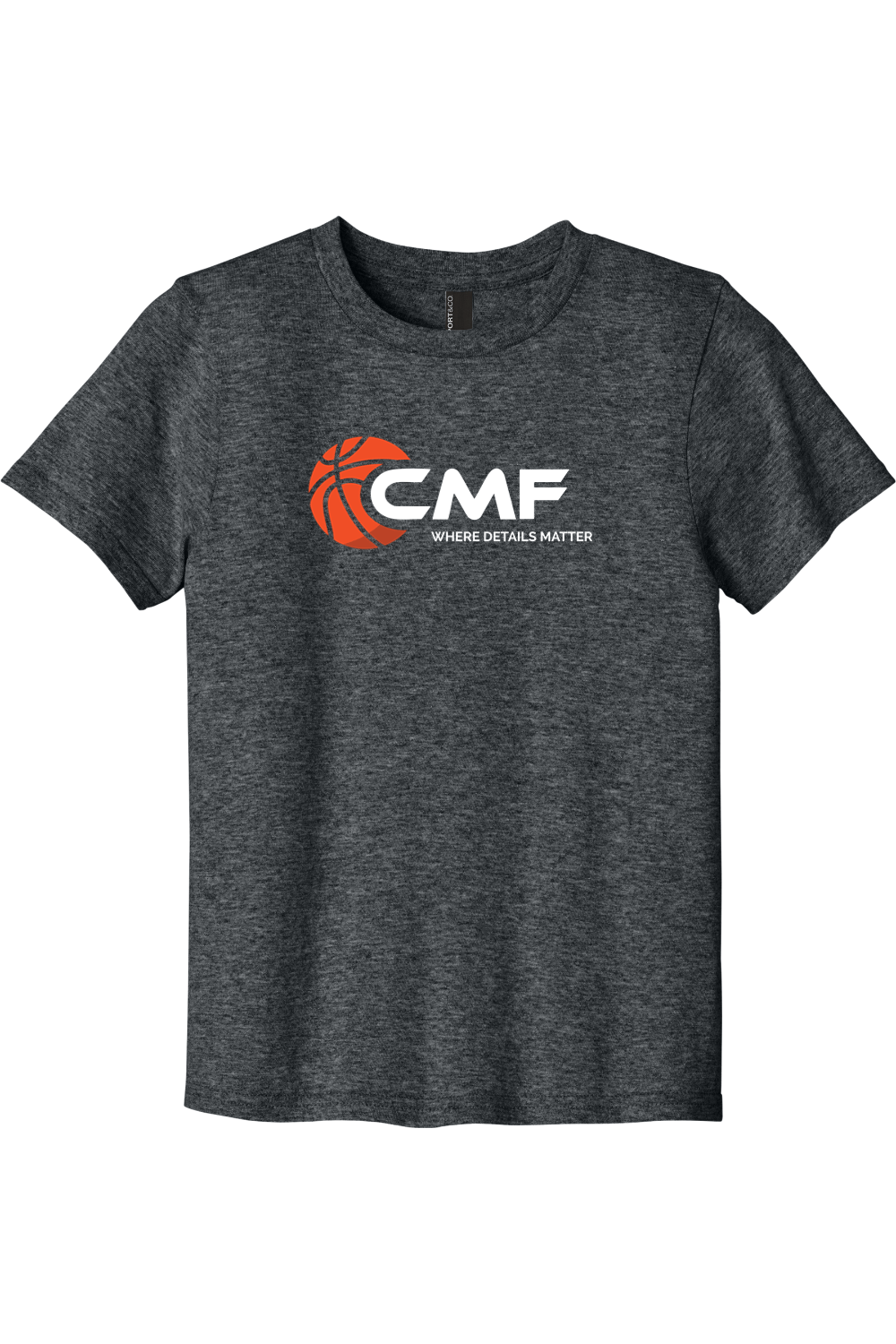 CMF Basketball Port & Co Youth Easy Cotton Tee Signature Lacrosse