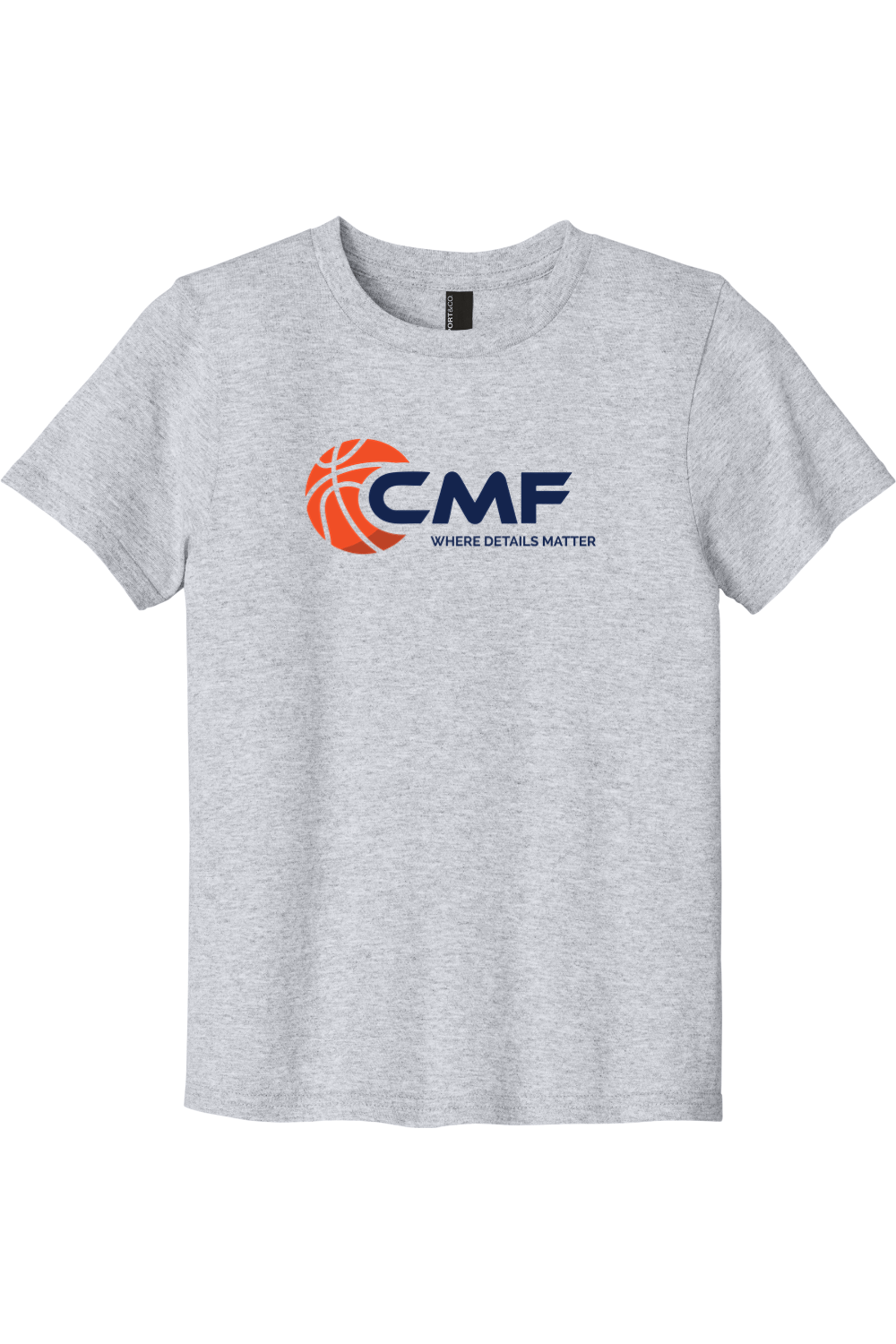 CMF Basketball Port & Co Youth Easy Cotton Tee Signature Lacrosse