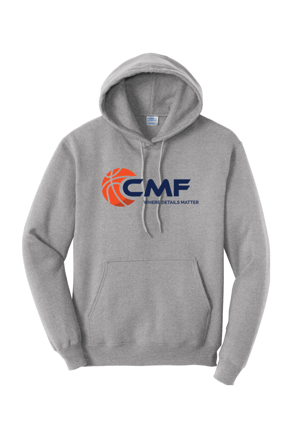 CMF Basketball Port & Company Core Fleece Pullover Hooded Sweatshirt Signature Lacrosse