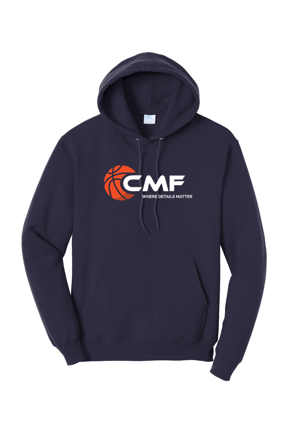 CMF Basketball Port & Company Core Fleece Pullover Hooded Sweatshirt Signature Lacrosse