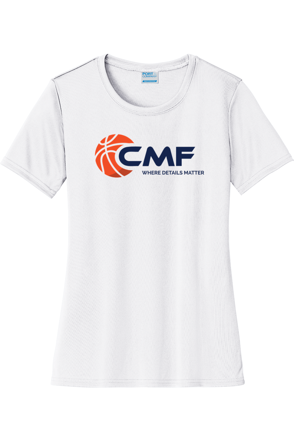 CMF Basketball Port & Company Ladies Performance Tee Signature Lacrosse