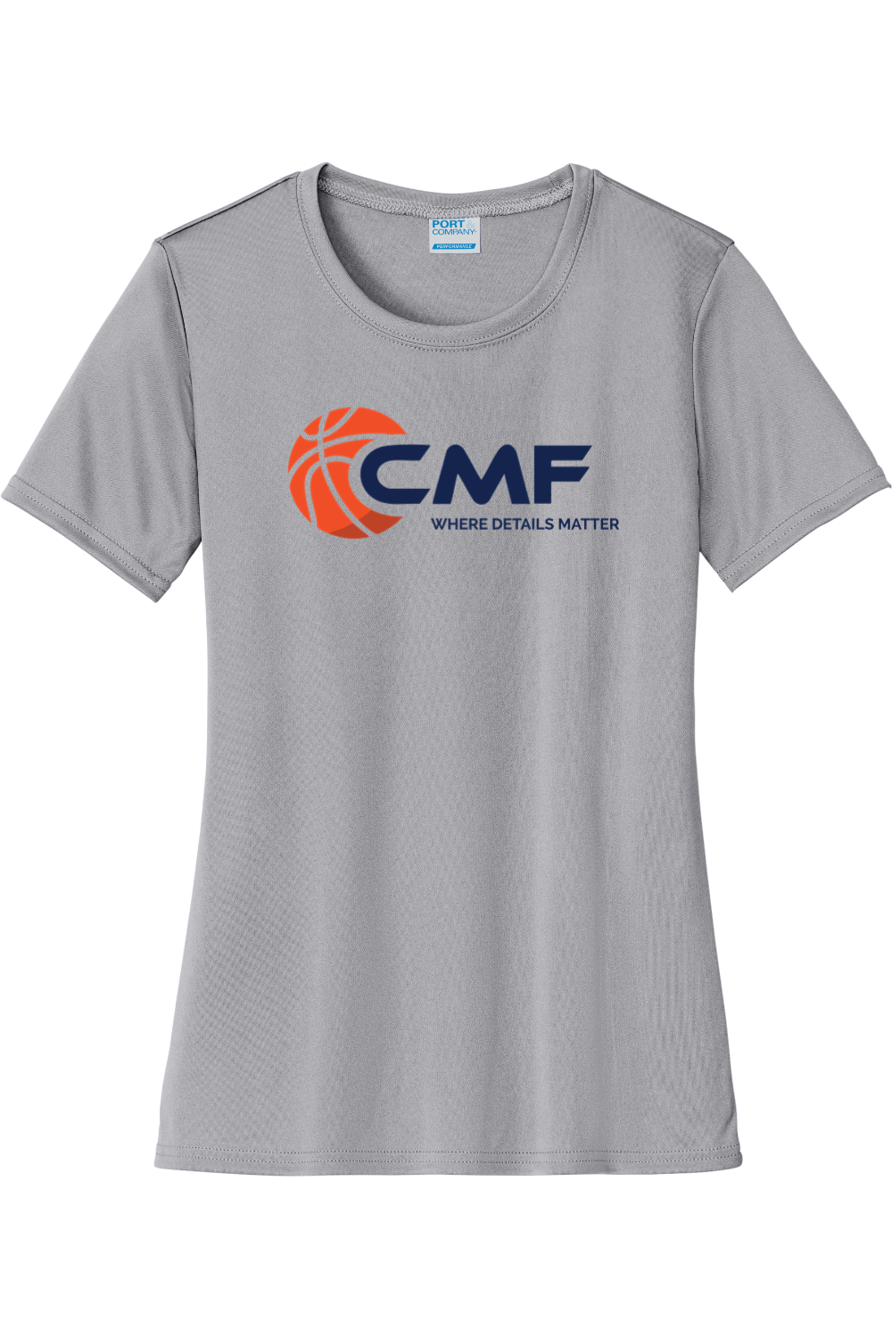 CMF Basketball Port & Company Ladies Performance Tee Signature Lacrosse