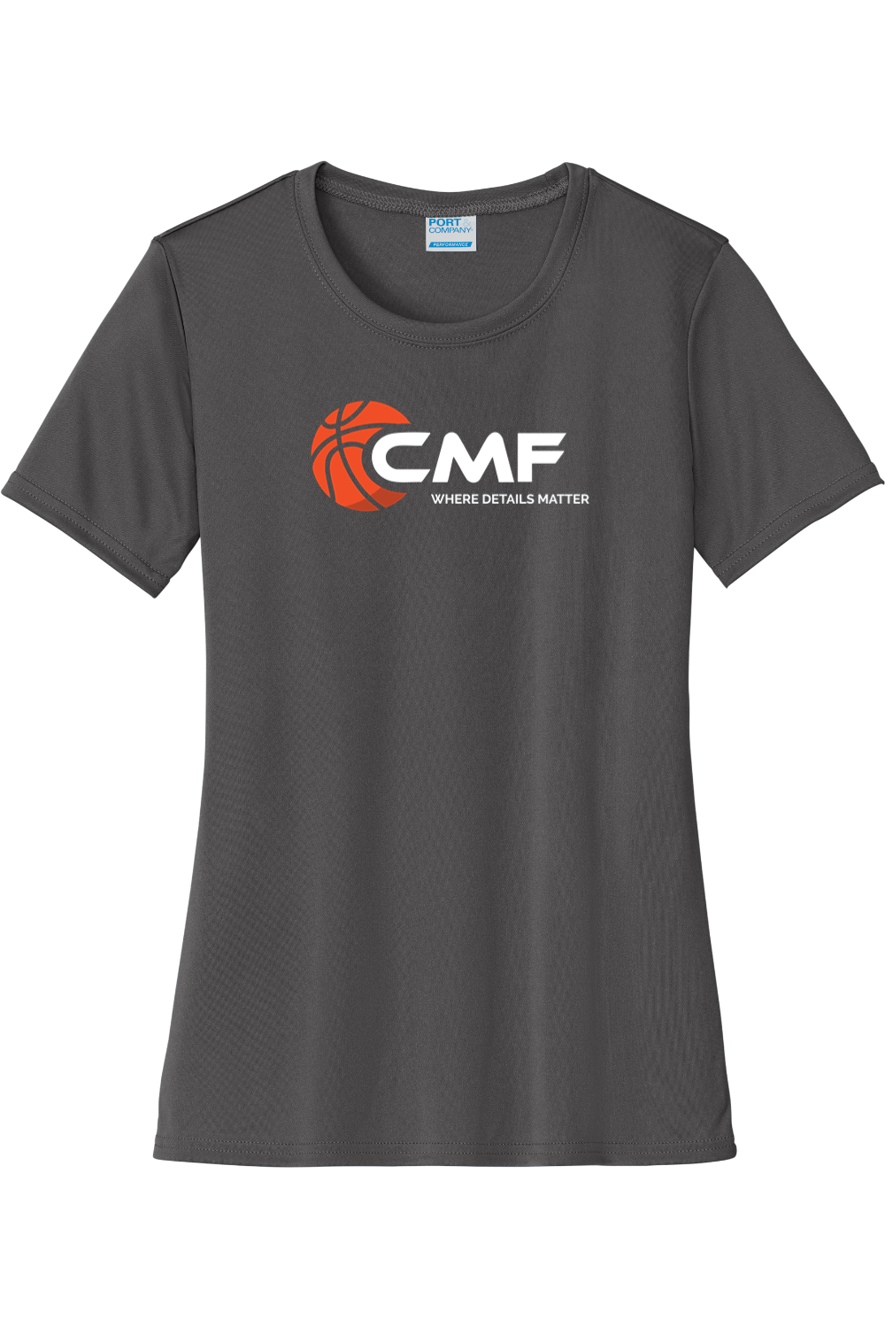 CMF Basketball Port & Company Ladies Performance Tee Signature Lacrosse