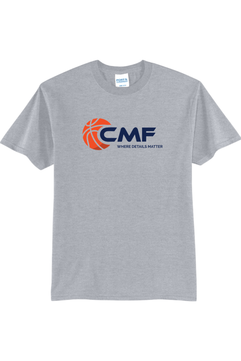 CMF Basketball Port & Company Lightweight Cotton Tee Signature Lacrosse