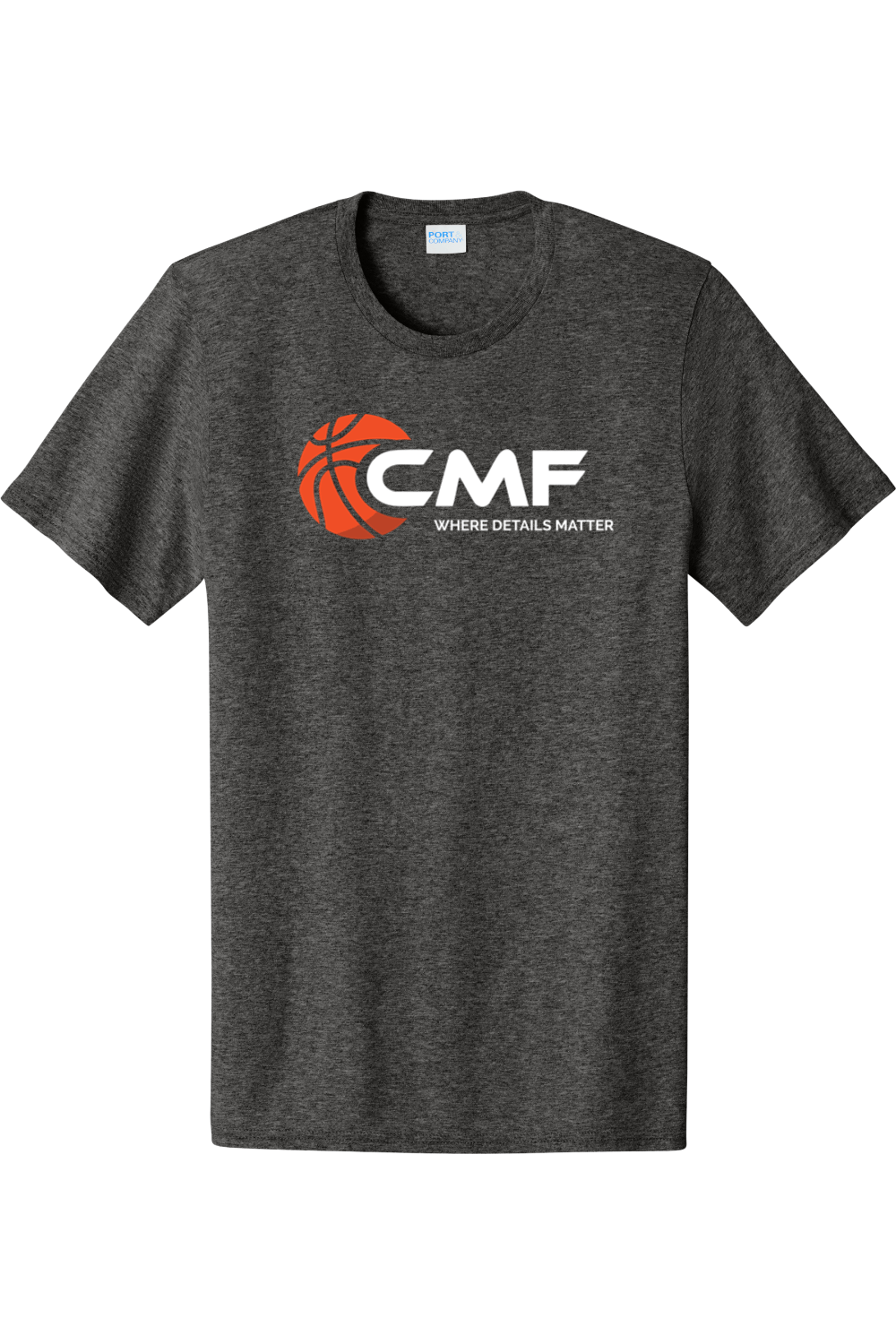 CMF Basketball Port & Company Lightweight Cotton Tee Signature Lacrosse