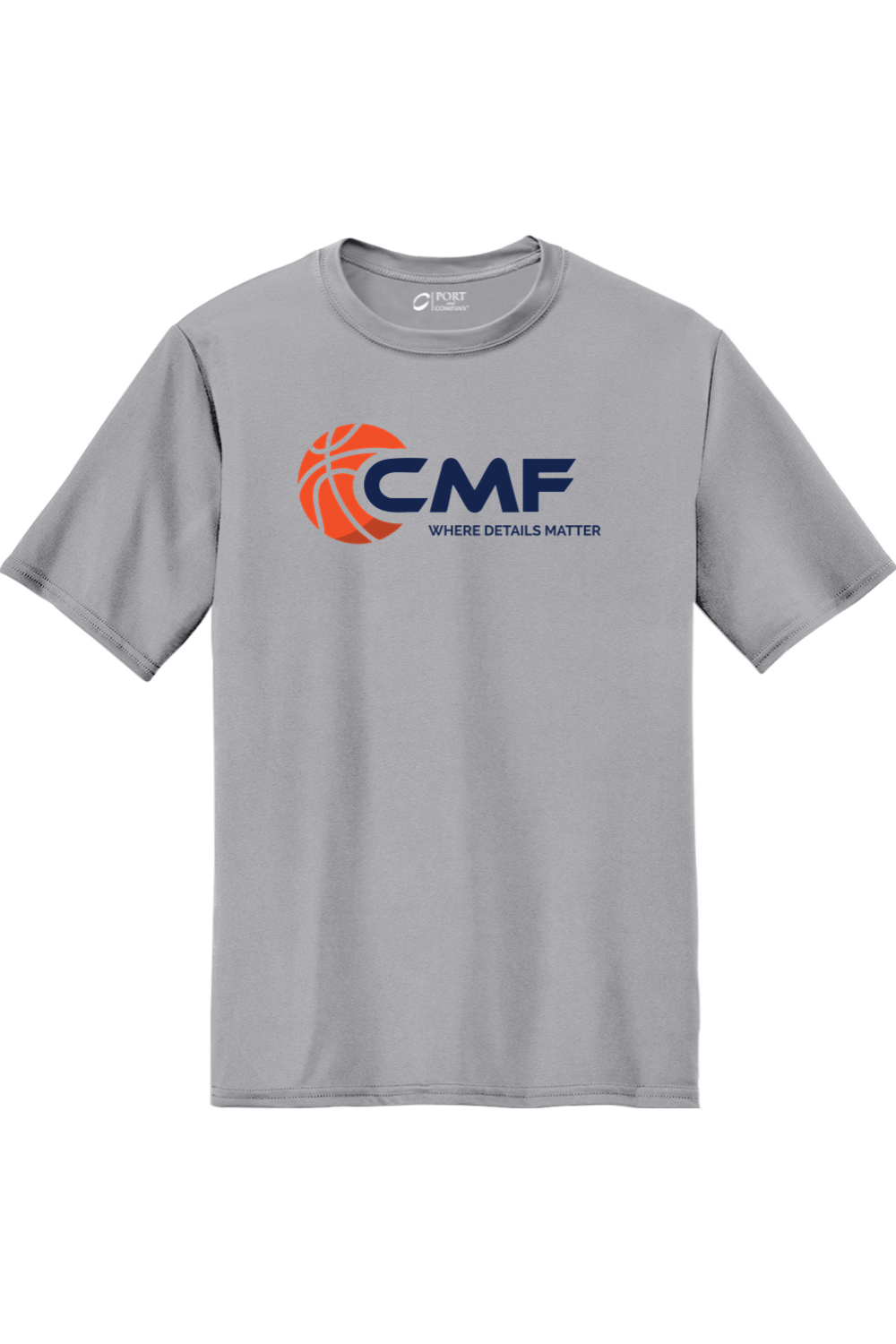 CMF Basketball Port & Company Performance Tee Signature Lacrosse
