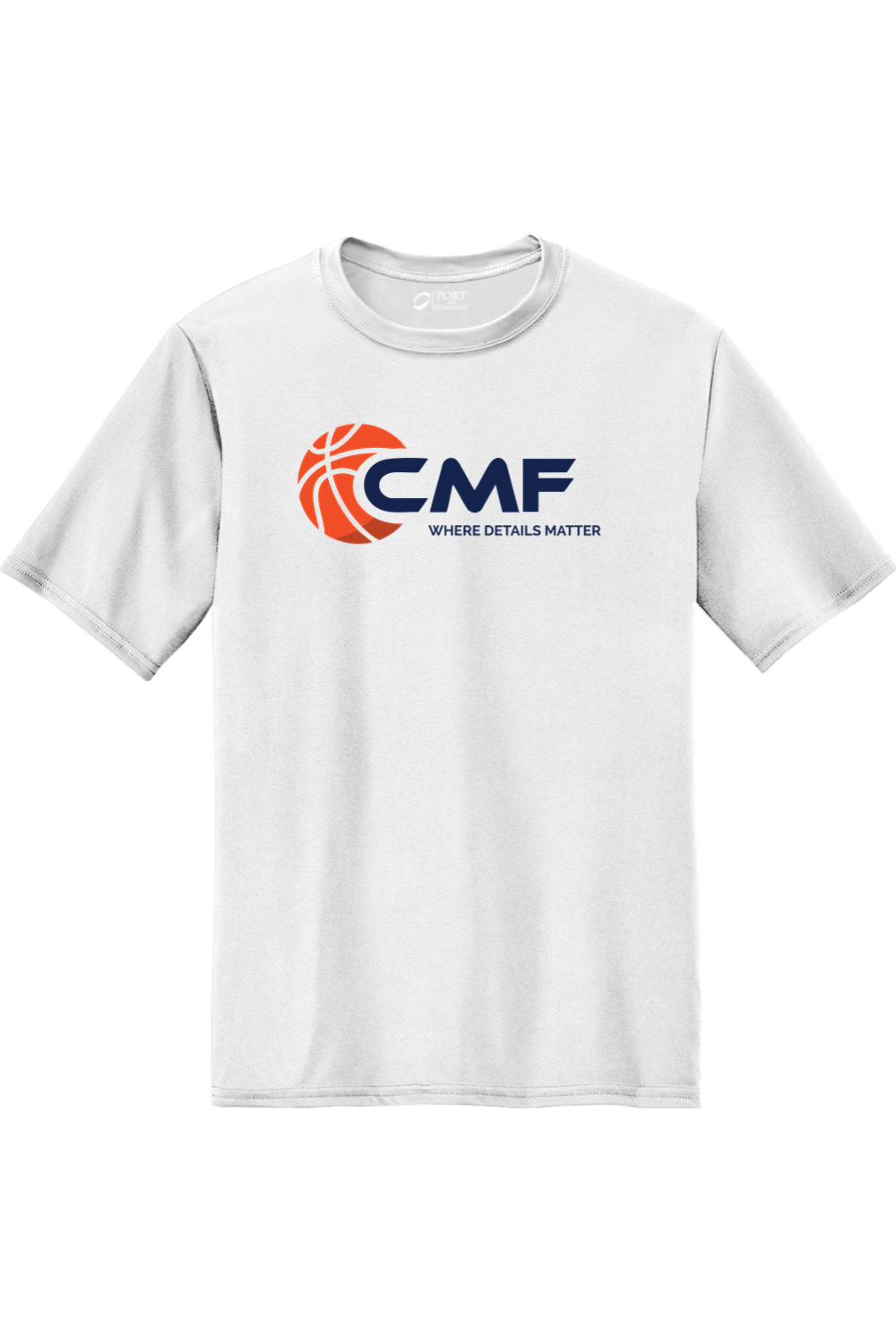 CMF Basketball Port & Company Performance Tee Signature Lacrosse