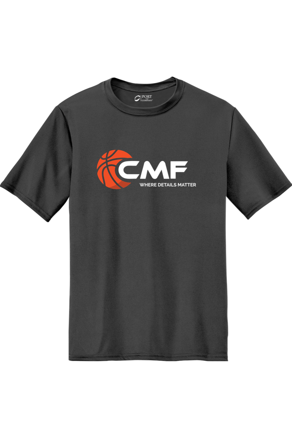 CMF Basketball Port & Company Performance Tee Signature Lacrosse