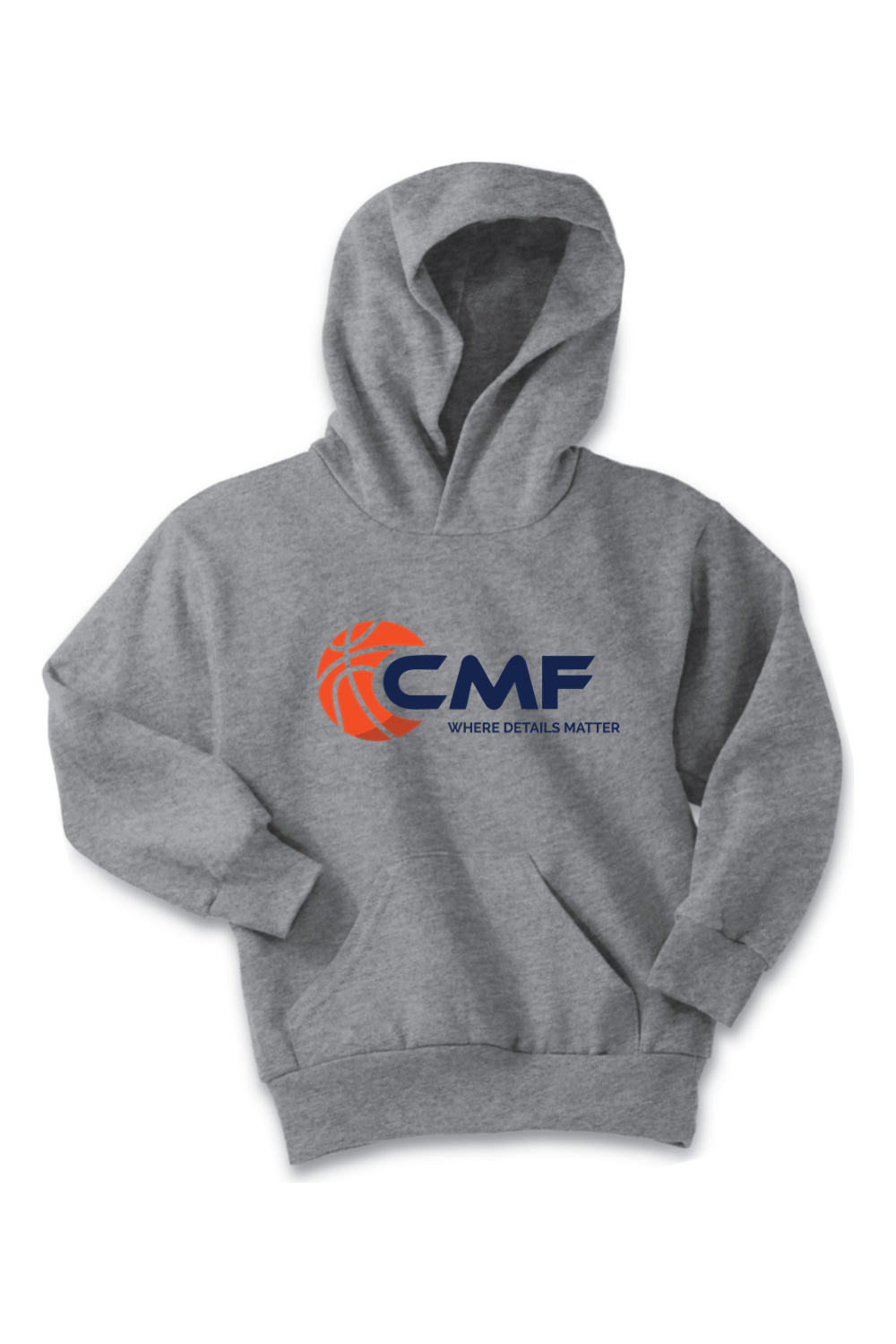 CMF Basketball Port & Company Youth Core Fleece Pullover Hooded Sweatshirt Signature Lacrosse
