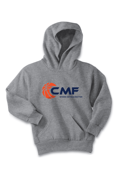 CMF Basketball Port & Company Youth Core Fleece Pullover Hooded Sweatshirt Signature Lacrosse
