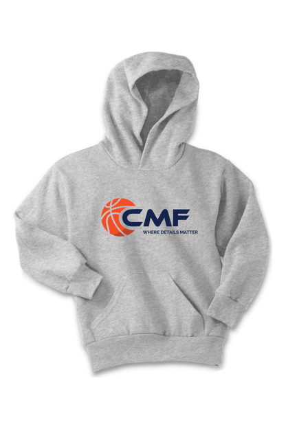 CMF Basketball Port & Company Youth Core Fleece Pullover Hooded Sweatshirt Signature Lacrosse