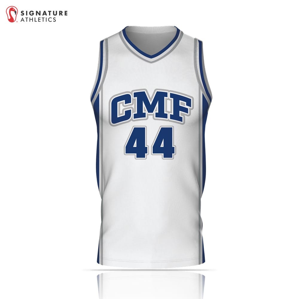 CMF Men's Player V-Neck Reversible Basketball Jersey Signature Lacrosse