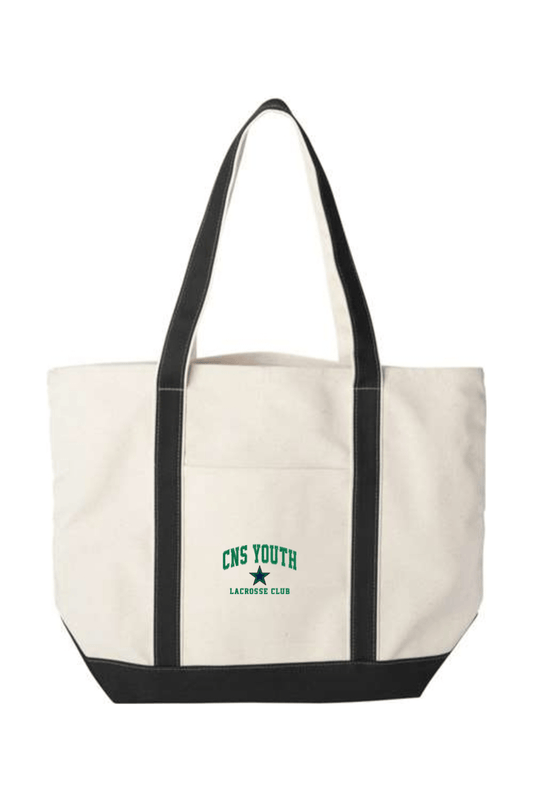 CNS Lacrosse Liberty Bags Carmel Classic XL Cotton Canvas Resort Tote Signature Lacrosse