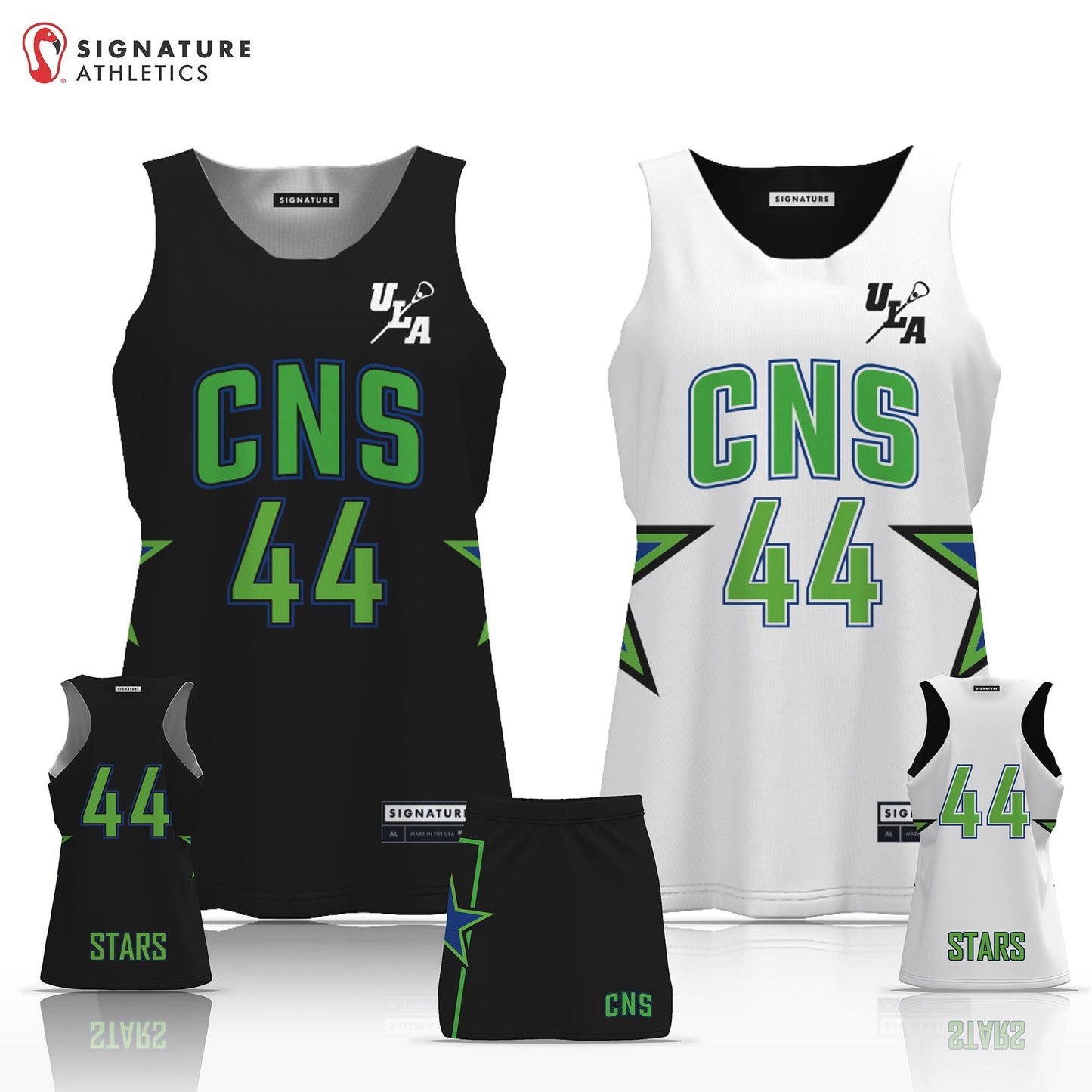 CNS Women's 2 Piece Player Skirt Package: Grade K-2nd Signature Lacrosse