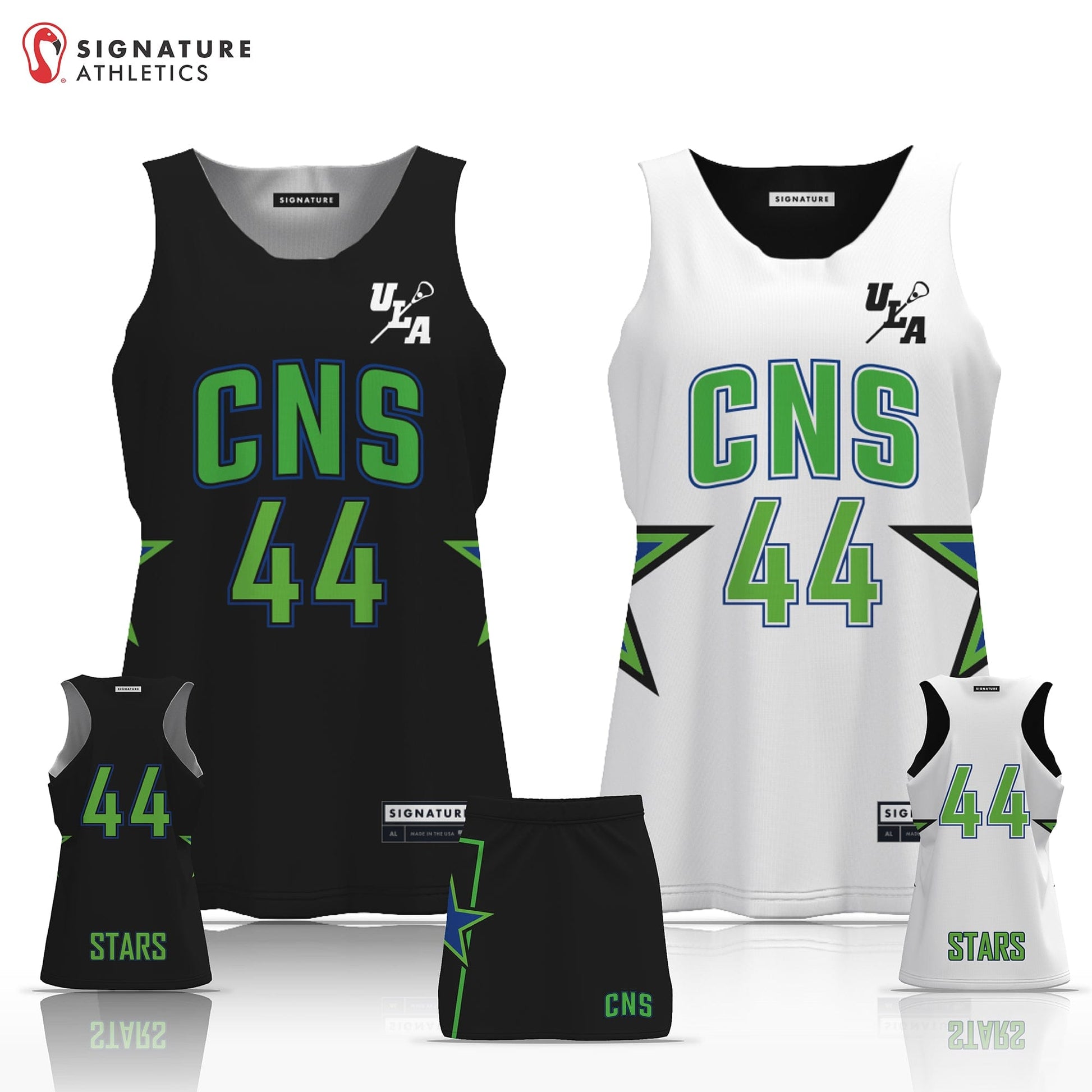 CNS Women's 2 Piece Player Skirt Package: Grade K-2nd Signature Lacrosse