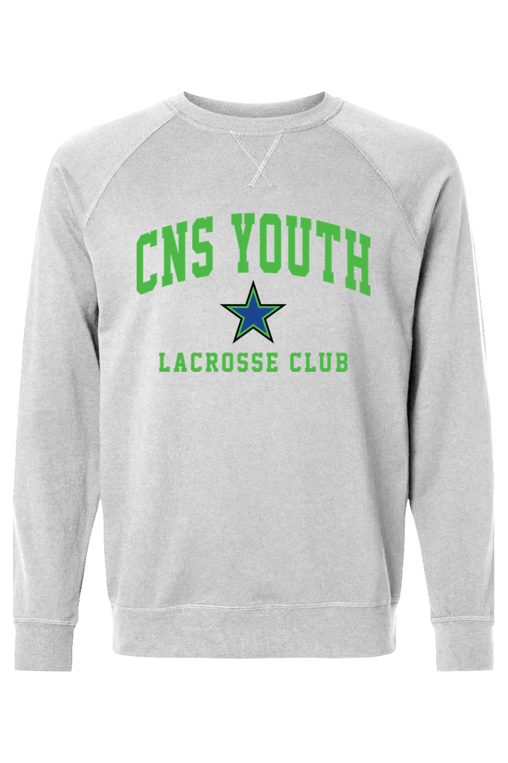 CNS YLC Adult Heavyweight Raglan Long Sleeve Signature Lacrosse