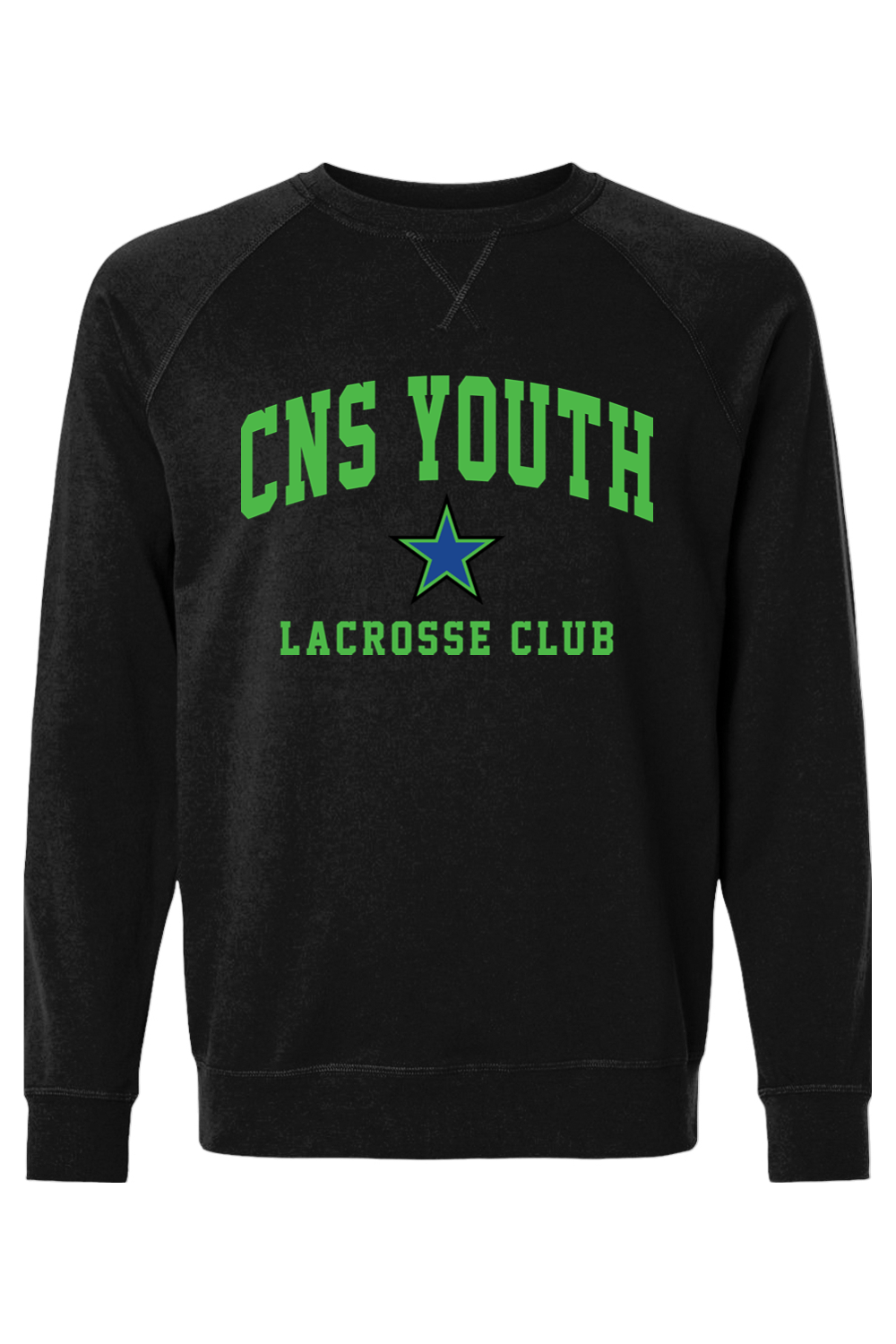 CNS YLC Adult Heavyweight Raglan Long Sleeve Signature Lacrosse